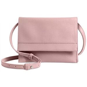 NWT Giani Bernini Leather Nappa Flap Crossbody Bag